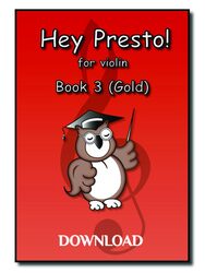 Hey Presto! for Violin Book 3 Gold