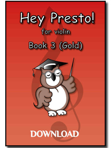 Hey Presto! for Violin Book 3 Audio Files