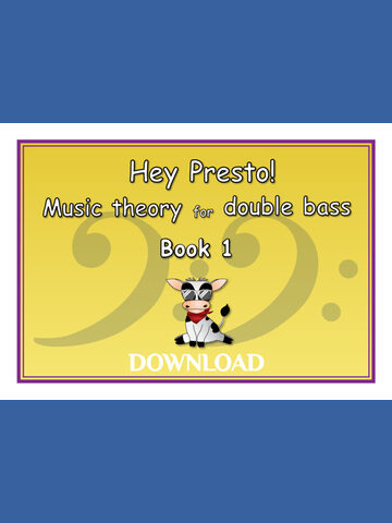 Hey Presto! Music Theory for Double Bass Book 1