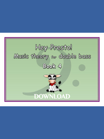 Hey Presto! Music Theory for Double Bass Book 4