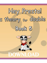 Hey Presto! Music Theory for Double Bass Book 5
