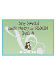 Hey Presto! Music Theory for Violinists Book 4