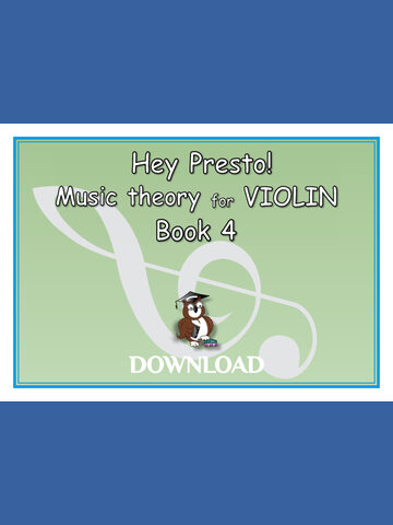 Hey Presto! Music Theory for Violinists Book 4