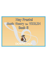 Hey Presto! Music Theory for Violinists Book 5
