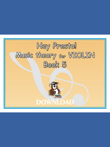 Hey Presto! Music Theory for Violinists Book 5