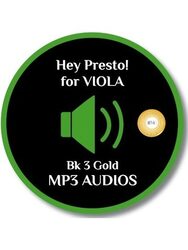 Hey Presto! for Viola Book 3 Gold