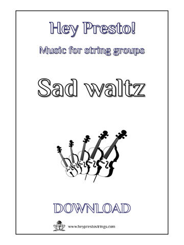 Music for string groups - Sad waltz