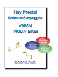 Hey Presto! Scales & Arpeggios ABRSM Violin Initial Grade
