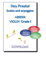 Hey Presto! Scales & Arpeggios ABRSM Violin Grade 1