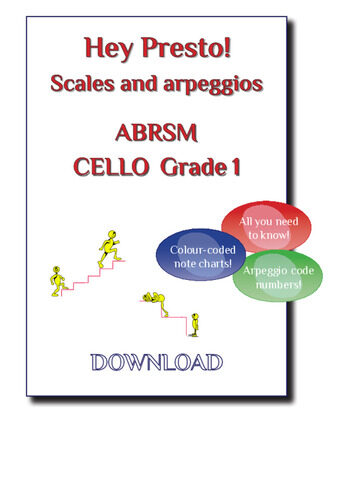 Hey Presto! Scales & Arpeggios ABRSM Cello Grade 1
