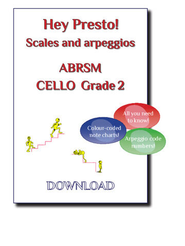 Hey Presto! Scales & Arpeggios ABRSM Cello Grade 2