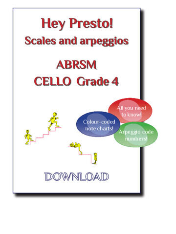 Hey Presto! Scales & Arpeggios ABRSM Cello Grade 4