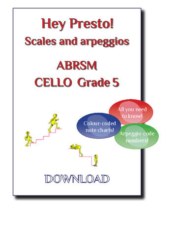 Hey Presto! Scales & Arpeggios ABRSM Cello Grade 5