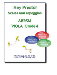Hey Presto! Scales & Arpeggios ABRSM Viola Grade 4