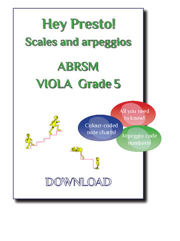 Hey Presto! Scales & Arpeggios ABRSM Viola Grade 5