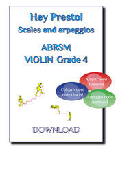 Hey Presto! Scales & Arpeggios ABRSM Violin Grade 4