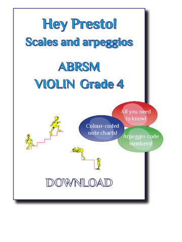 Hey Presto! Scales & Arpeggios ABRSM Violin Grade 4