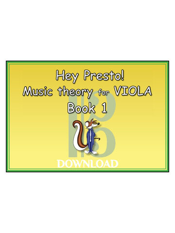 Hey Presto! Music Theory for Viola Book 1