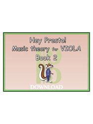 Hey Presto! Music Theory for Viola Book 2