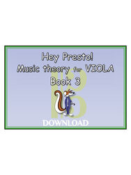 Hey Presto! Music Theory for Viola Book 3