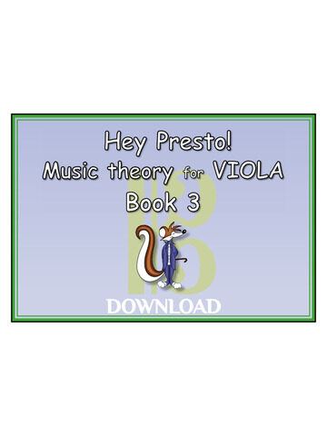 Hey Presto! Music Theory for Viola Book 3