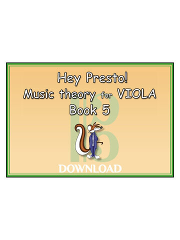 Hey Presto! Music Theory for Viola Book 5