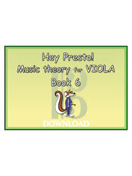 Hey Presto! Music Theory for Viola Book 6