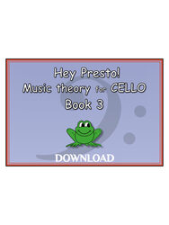 Hey Presto! Music Theory for Cello Book 3