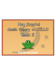 Hey Presto! Music Theory for Cello Book 5