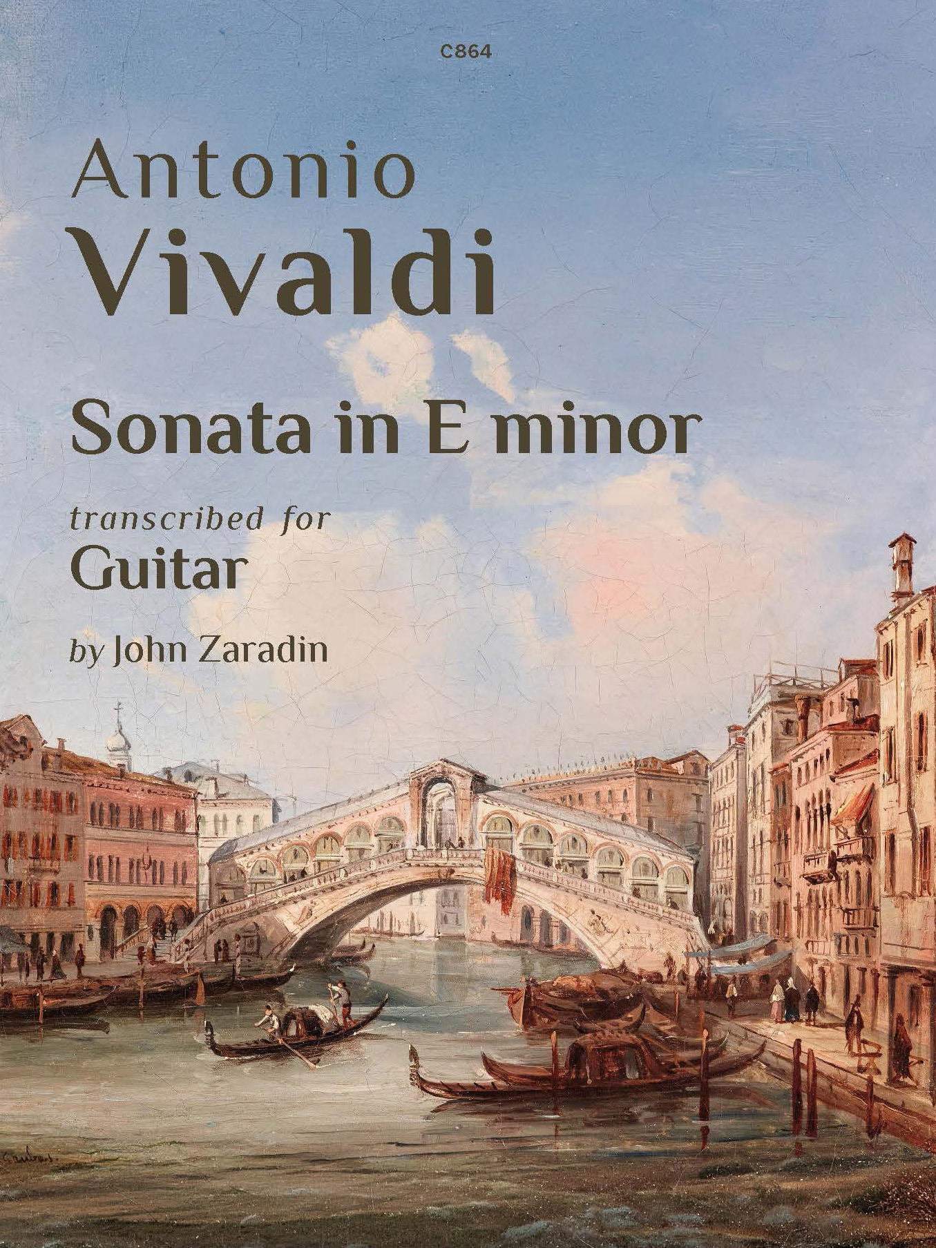 Vivaldi: Sonata in E minor for Solo Guitar 1 C864