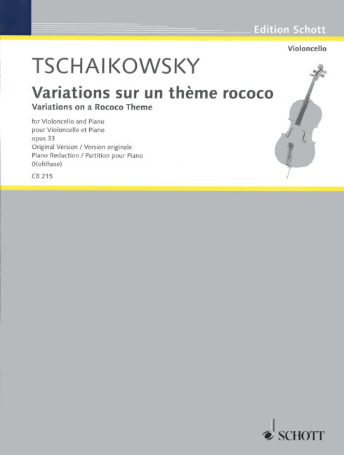 Variationen uber ein Rokoko-Thema op. 33 op. 33