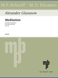Meditation op. 32 in D major