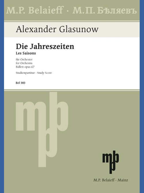 The Seasons op. 67 1 BEL 383 Glasunow5B6485D