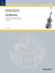 Sicilienne No. 6 for Violin or Cello and Piano