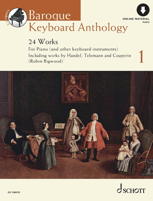 Baroque Keyboard Anthology Vol. 1 5 ED 13601 96 Bigwood U1 648
