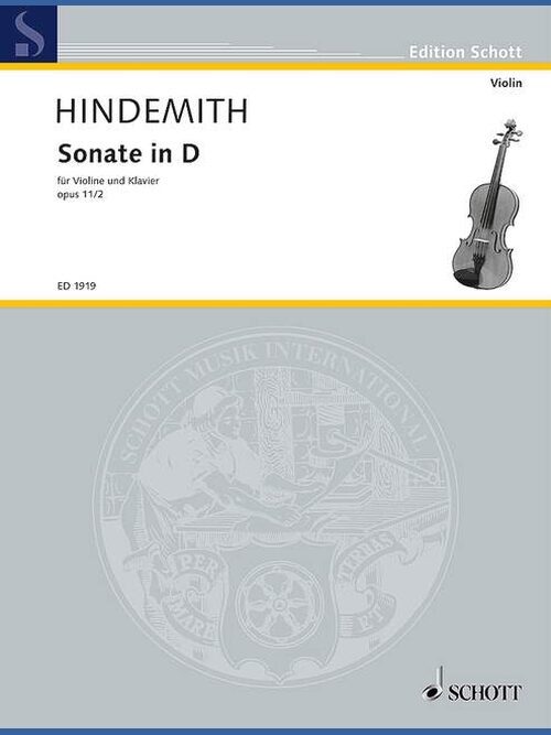 Sonata in D Major Op. 11/2 Violin and Piano