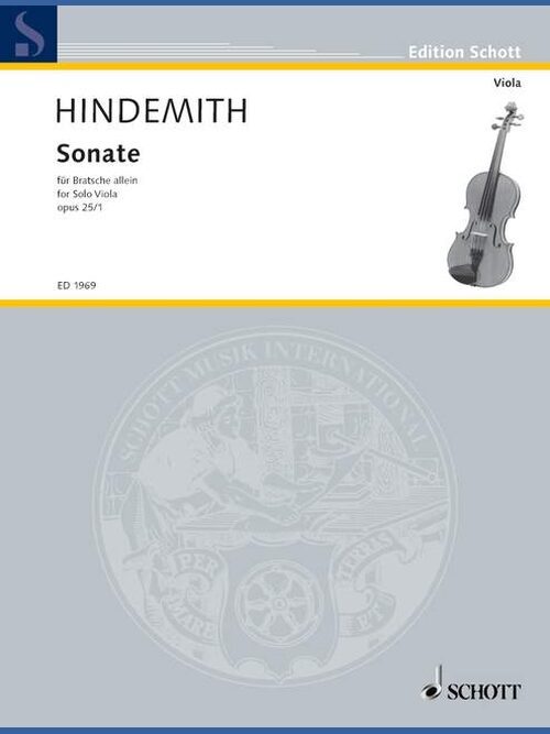 Sonata for Viola Op. 25 No. 1