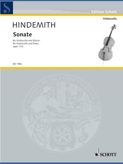 Sonata Op. 11, No. 3  for Violoncello and Piano