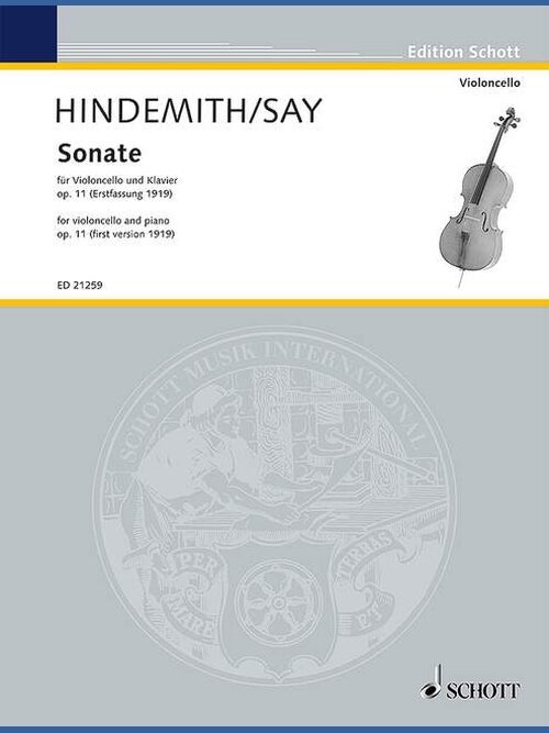Sonata Op. 11 for Violoncello and Piano