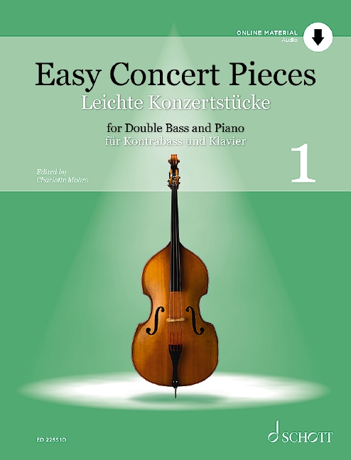 Easy Concert Pieces for Double Bass Vol. 1 11 ED 22551 96 Mohrs 648