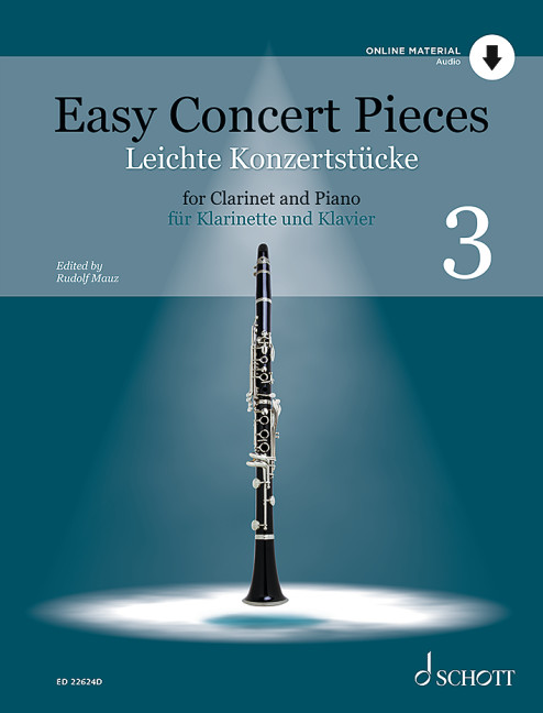 Easy Concert Pieces for Clarinet Vol. 3 11 ED 22624 96 Mauz 648