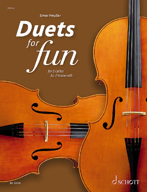 Duets for fun: Cellos 10 ED 23345 Preusser 648