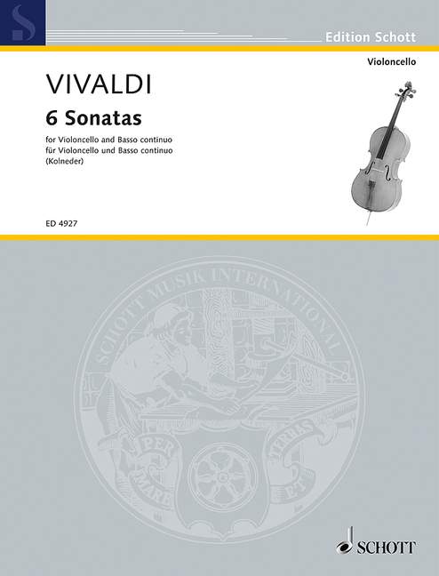 6 Sonatas for Cello and Piano 1 ED 4927 Vivaldi 648