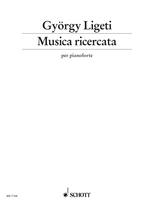 Musica ricercata for Piano
