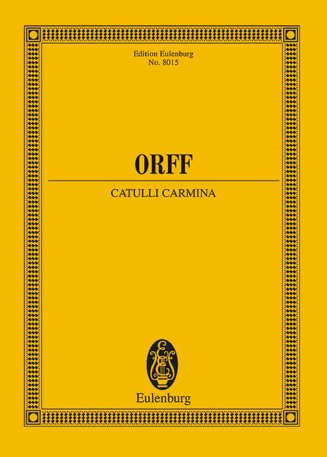 Catulli Carmina 1 ETP 8015 Orff5B6485D