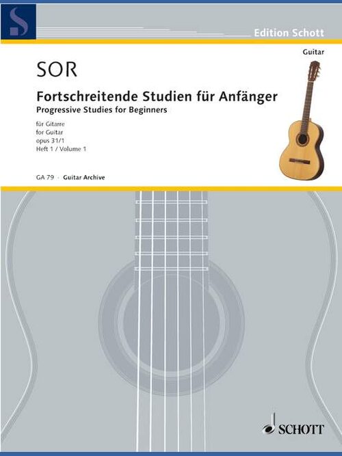 24 Progressive Studies for Beginners op. 31 1 GA 79 Sor5B6485D