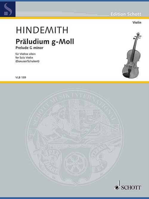 Praeludium in G minor for violin solo
