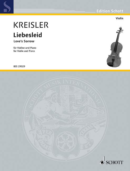 Kreisler: Liebesleid for Violin and Piano 11 BSS 29029 Kreisler5B6485D