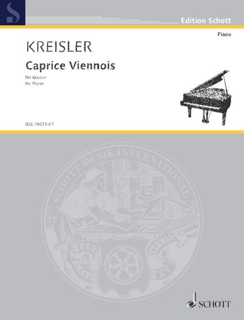 Kreisler: Caprice Viennois op. 2 for Piano 6 BSS 29033 01 5B6485D