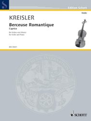 Kreisler: Berceuse Romantique op. 9 for Violin and Piano